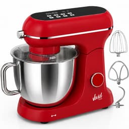 Vivid Green Luxe Keukenmixer - Touchscreen Display - 7L Mengkom - 11 Snelheden - Vaatwasserbestendig - Keukenmachine - Keukenrobot - Rood — thumbnail 1