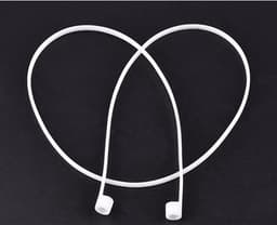 Koordje geschikt voor Apple AirPods - Anti verlies koord - Siliconen koord - Earbuds strap - Oortjes koord - Anti lost strap - Oordopjes koord - Nekkoord oordopjes - Wit - Siliconen - Jonyx — thumbnail 4