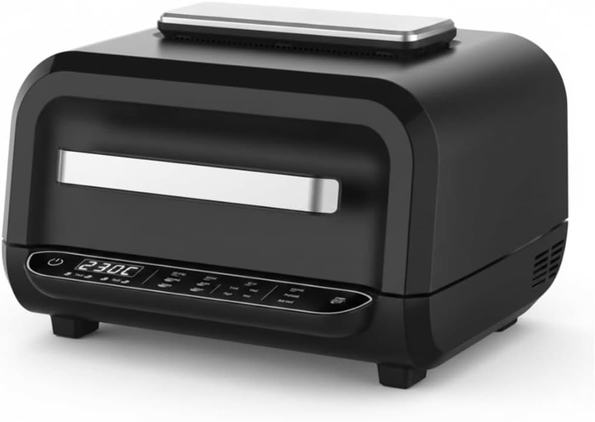 Multifunctionele Airfryer Oven - Heteluchtoven Grill - Gezond Koken - 8-in-1 Functies - 7 Liter - Zwart — afbeelding 1