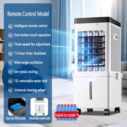 Mobiele Airco - Verkoeler Ventilator - Ruimte Koelen - Verdampingskoeling - 15 liter tank - Wit — thumbnail 4