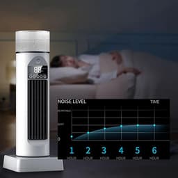Airco Ventilator - Persoonlijke Koeler - Thuiswerken Comfort - Mist Verkoeling - 37 cm Hoog - Wit — thumbnail 2