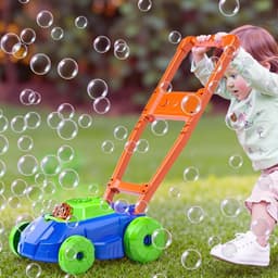 Dailygoods- Zeepbellenmachine Unieke Gazonmaaier - Outdoor Speelgoed - Kinderspeelgoed - Motoriek/Coördinatie - Geluiden - Veilig/Robust - Bellenblaasmachine — thumbnail 5