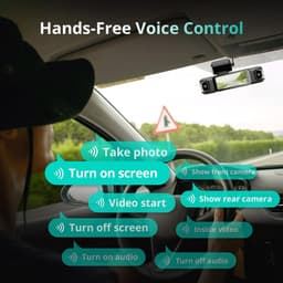 Dashcam voor auto - Zwart - G980H 4CH zonder kaart - 4-kanaals 3K + 3 x 1080p met GPS en 3,18 inch IPS-scherm - Voor volledige rijveiligheid — thumbnail 3