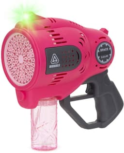 Springos Bellenblaasmachine - Bellenblaas Pistool - Bellenblazer - Bubble gun Volledig Elektrische Bubbel Gun met Reservoir - Roze -Led Verlichting — thumbnail 3