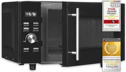 Magnetron met Grill - Oven Combimagnetron - Snel Eten Opwarmen - Flatbed zonder Draaiplateau - 23 Liter - Zwart — thumbnail 1