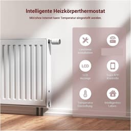 Digitale Thermostaat - Radiator Actuator - Verwarming Regelen - Op Afstand Bedienbaar - 10 Gram - One Color — thumbnail 5