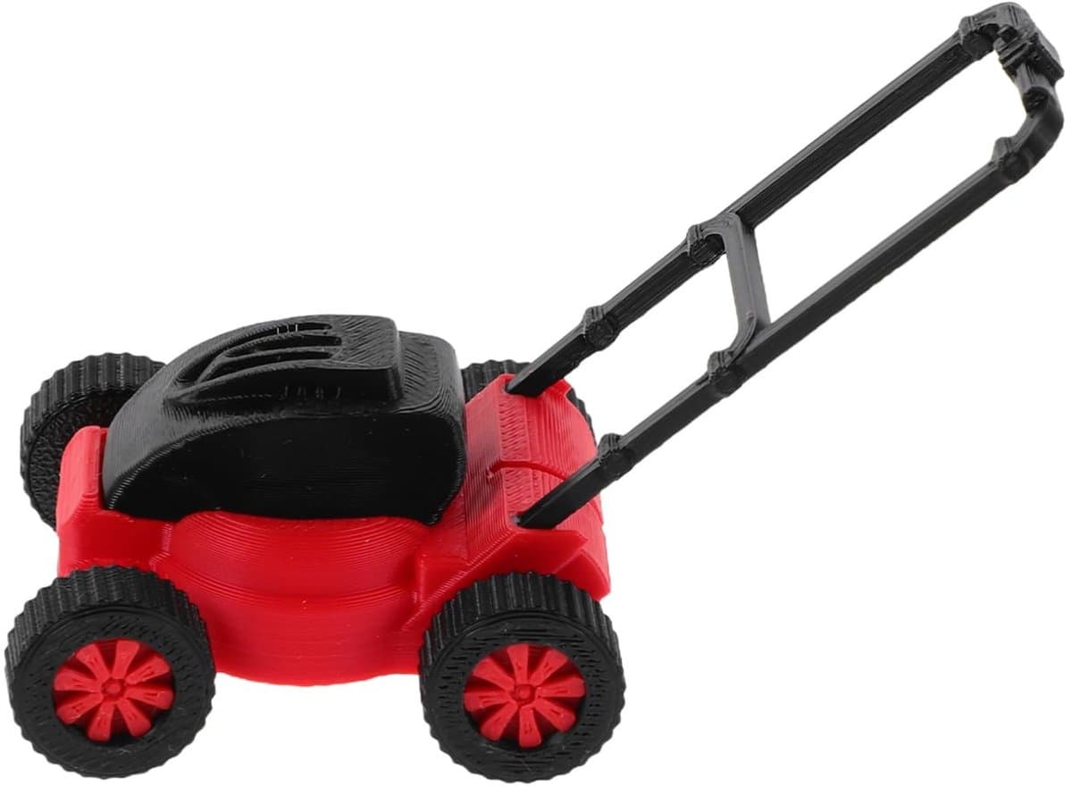 Omgoods- Miniatuur Grasmaaier - Realistisch Tuingereedschap - Poppenhuisdecoratie - Micro Landschapsaccessoire - Compact en Aanpasbaar - Gedetailleerd Figuur — afbeelding 1