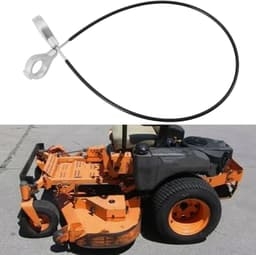 SnelShoppen - Zitstopkabel Grasmaaier, Compatibel met SCAG Turf Tiger Cub Cat Wildcat Z-Cat Super Z, Slijtvaste Staaldraad, Hoge Sterkte en Duurzaamhe — thumbnail 2