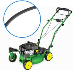 Dailygoods- Aandrijfriem Vervangend - Compatibel met John Deere - Rubber Composietmateriaal - Hoogte 5.5mm - Breedte 9.5mm - Externe Lengte 889mm - Grasmaaier Riem — thumbnail 5