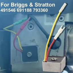 Spanningsregelaar Vervanging voor B&S 491546 - Geschikt voor 150117/150202/150212 - Motoren 28B700/28M700 - Compatibel met 21A800/21A900 - Vervangingsonderdeel 31A500 - Betrouwbare werking - Regelaar — thumbnail 4