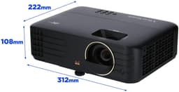 SnelShoppen - ViewSonic PX728-4K UHD DLP-projector voor home cinema, 4K resolutie, 2000 ANSI lumen, HDR, 2x HDMI, USB-C, 10 watt luidsprekers, auto ke — thumbnail 5