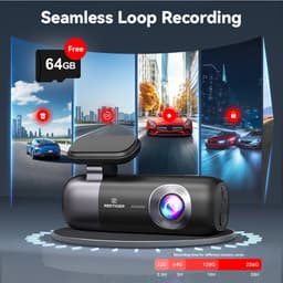 Dashcam 4K + 1080P – Voor- en Achtercamera – WiFi & GPS – Nachtzicht – App-bediening – Inclusief 32GB Kaart — thumbnail 5