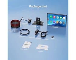 Navigatiesysteem Auto - Dashcam voor auto - GPS Navigatie - Draadloze - 2.5K DVR - Bluetooth Audio - ADAS Systeem - 9" - Achteruitrijcamera - Spraakbesturing