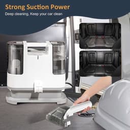 Stofzuiger – Zuigapparaat – Sobezuiger – Tapijtreiniger – Nat- en Droogzuiger – Krachtige 400W Motor – 9kPa Zuigkracht — thumbnail 1