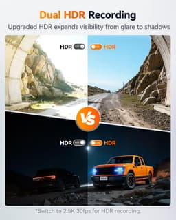 Solidchoice - Draadloze Dash Cam met 1440P Beeldkwaliteit en GPS — thumbnail 3
