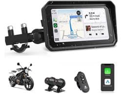 Solidchoice - 4K Dashcam voor Motoren met Navigatie en Bluetooth
