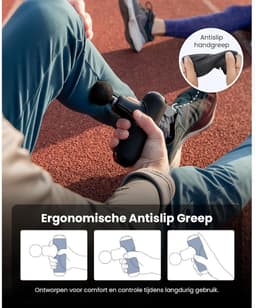SP® Masage Gun - Draagbaar Mini-Massagepistool - Massagepistool Voor Herstel Bij Spierpijn - Zwart - 14cm x 11cm x 5cm — thumbnail 3