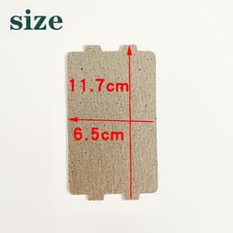 Mica plaat voor magnetron 117x65mm - 5 stuks - milieuvriendelijk papier - eenvoudig te snijden voor vervanging - ShopVlot — thumbnail 4