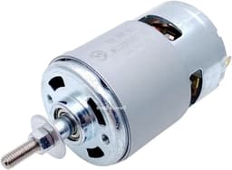 Elektrische Motor - DC Motor - Gereedschap Aandrijving - Zuiver Koper - 42mm Diameter - Zilver — thumbnail 1