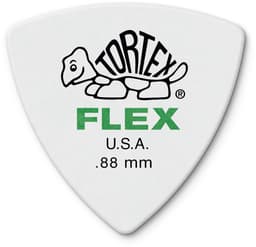Jim Dunlop Tortex Flex - Plectrums - Triangle - 0,88 mm - Player's Pack 6 Stuks — thumbnail 1