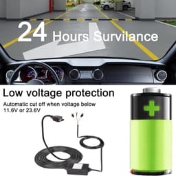 SnelShoppen - Dash Cam ACC Hardwire Kit - Mini USB Step-Down Kabel 12V-24V naar DC 5V 3A - Auto Dash Charger Power Cord 3.5m voor GPS en Tachograaf — thumbnail 4