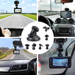 SnelShoppen - Car Suction Cup voor Dashcam Houder, VCR op Voorruit en Dashboard Bevestiging met 6 Soorten Hengen, Sterke Hechting en Gemakkelijke Inst — thumbnail 4