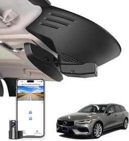 SnelShoppen - 4K+1080P Dashcam Auto Voor en Achter, OEM-Look voor Volvo S60 V60 T5 T6 T8 B5 2019-2022, Loop-opname, G-sensor, WiFi, App, 128 GB Kaart — thumbnail 1