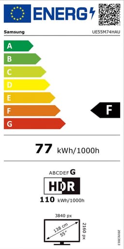Samsung 55M74H - 55 inch - 4K MiniLED - 2026 - Smart TV — thumbnail 2