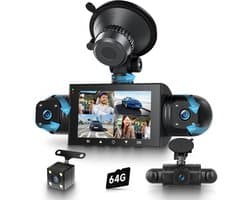 360° Dashcam - HD 1080P - 4-camera registratie - Nachtzicht - Voor alle voertuigen