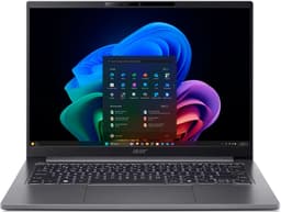 Acer TravelMate X4 14 AI TMX414-51-TCO-53GC Copilot+ PC Intel Core Ultra 5 226V Laptop 35,6 cm (14") WUXGA 16 GB LPDDR5x-SDRAM 1 TB SSD Wi-Fi 7 (802.11be) Windows 11 Pro Grijs — thumbnail 1