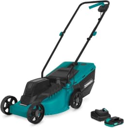 Accu Grasmaaier - Draadloze Maaier - Gazon Onderhoud - Borstelloze Motor - 32 cm - Groen — thumbnail 1