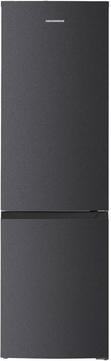 Heinner HCNF-HM253INVDGD Koel-vriescombinatie – 253 L – No Frost – Inverter Compressor – Energieklasse D – Instelbare Thermostaat – LED-verlichting – Antracietgrijs – 5 Jaar Garantie — afbeelding 1