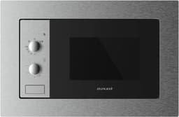Inbouwmagnetron - Keukenmagnetron - Snel Maaltijden Bereiden - Grillfunctie Inclusief - 20 Liter - Roestvrij Staal — thumbnail 1
