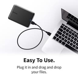 RFWR® 4TB Draagbare Externe HDD - 2,5 Inch, USB 3.2 Gen 1, Compatibel met Mac en Windows — thumbnail 3