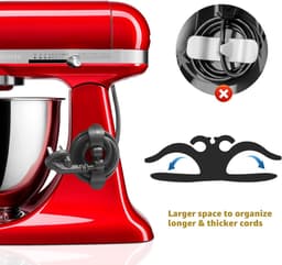 Bamboe Glijplank - Keukenmachine Plank - Mixer Verplaatsen - Speciaal Vormontwerp - 45-5 Qt - Natuurlijk Bamboe — thumbnail 4