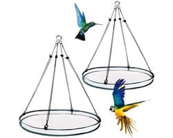 stuks vogelzaadbakken met 8 haken, hangende vogelzaadweegschaalhouder, platformvoederbak om vogels aan te trekken, buiten, achtertuin, huis, tuin