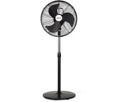 Staande ventilator ø45cm 45W met afstandsbediening zwart — afbeelding 1