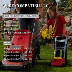 Set van 4 inlaat- en uitlaatventielen geschikt voor Honda GX160 en GX200 motoren van 5.5HP en 6.5HP, ideaal voor motoren en generatoren — thumbnail 4