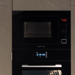 Inbouwmagnetron met Grill - Magnetron Oven - Snel Gerechten Bereiden - 5 Vermogensniveaus - 25 Liter - Zwart — thumbnail 3