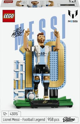 LEGO Editions - Lionel Messi - Voetballegende Constructiespeelgoed — thumbnail 1