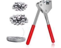 Set van 80 Veiligheidsdraad Tangen van 170 mm, Stalen Afsluittangen voor Watermeters en Doorstroommeters