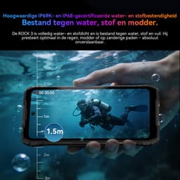 Blackview ROCK 3 - Robuuste Smartphone - 4G - 24GB RAM - 256GB ROM - 6.78inch 120Hz - 10000mAh Robuuste Telefoon - Android 16 - NFC - GPS - Oranje — thumbnail 12