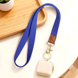 ID Kaarthouder met Lanyard en Strap voor Sleutelhanger - Roze ID Kaart Houder voor Werk, School en Evenementen — thumbnail 3