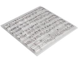 Transparante Clear Stamps voor DIY Albums met Muzieknoot Thema - Creatieve Versieringen voor Foto's en Kaarten