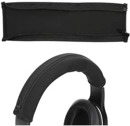 Allecto - - Headband Cover - Vervangingshoes - Geen gereedschap nodig - Zwart - Hoofdtelefoon bescherming - Geschikt voor ATH-MSR7 M50X M40X M30 M20X — thumbnail 1