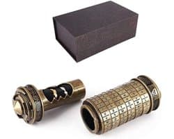 Unieke Cryptex Letter en Code Ring Houder met Puzzelontwerp voor Valentijnsdag en Verjaardagscadeau, Perfect voor Puzzelliefhebbers en Creatieve Geesten