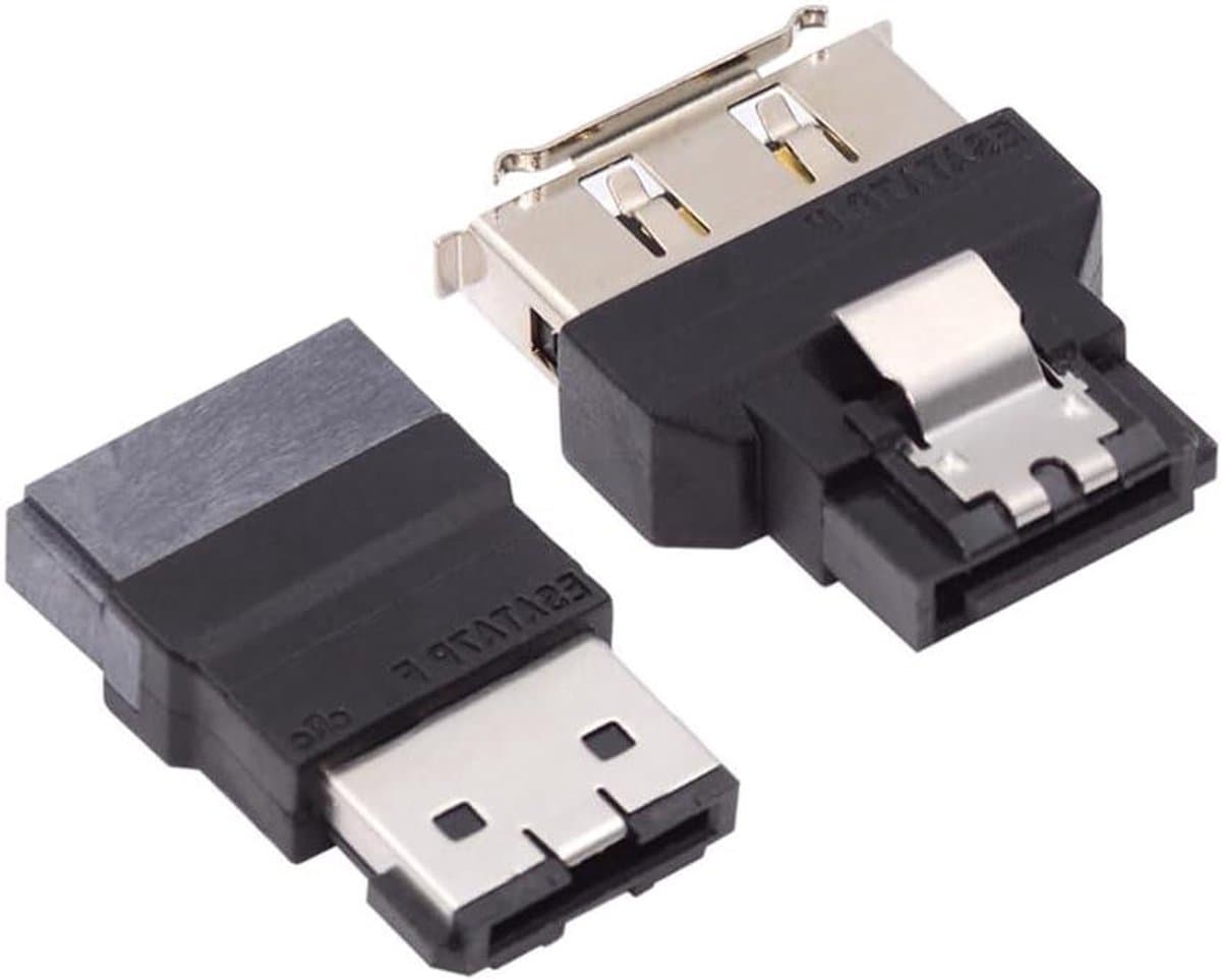 SATA ESATA Adapter - Externe Kabel Verlenging - Opslag Uitbreiden - Verschillende Toetsen - 10 x 10 x 1 cm — afbeelding 1