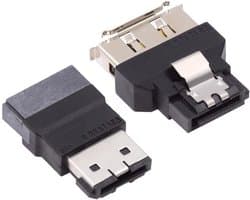 SATA ESATA Adapter - Externe Kabel Verlenging - Opslag Uitbreiden - Verschillende Toetsen - 10 x 10 x 1 cm