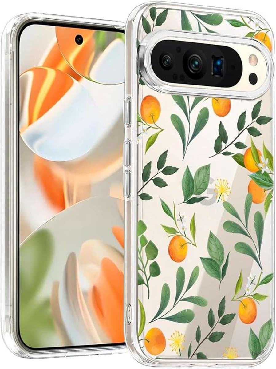 Unov - Google Pixel 9 Pro XL Hoes - TPU Bescherming - Cytrusontwerp — afbeelding 1