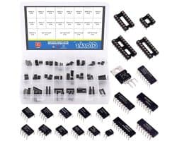 63-delige IC Chip Sortiment met LM358, LM324, LM386 en meer voor Elektronica Projecten, Audio Toepassingen en Signaalverwerking